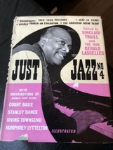 Just Jazz No 4 Hardcover 1960 Count Basie 1959-1960 Discography Charlie Parker - £14.54 GBP
