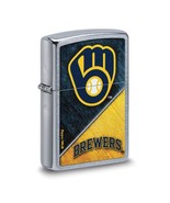 Zippo® MLB®  Milwaukee Brewers Street Chrome™ Lighter - New Design - $34.99