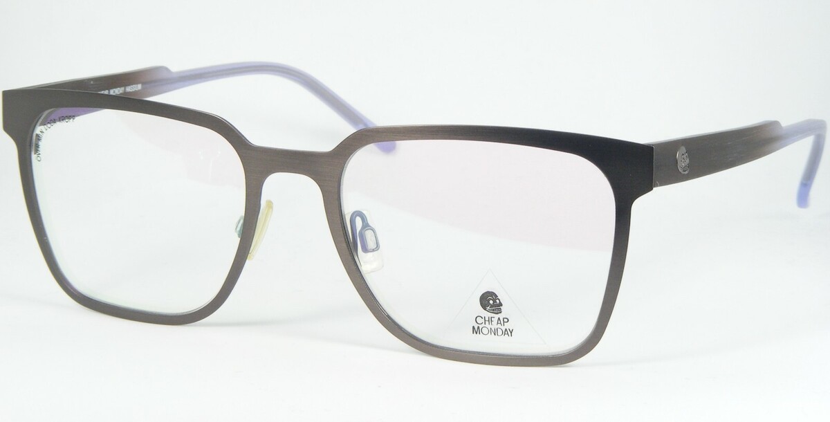 Cheap Monday HASSIUM Matt Gebürstet C.234 Gunmetal Brille 53-18-145mm - $100.92