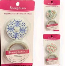 Set of 3 Tape Measures Retractable Inches &amp; Centimeters Sewing Crafting New - $7.69