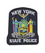 NEW YORK STATE POLICE IRON ON PATCH 4&quot; Shoulder Badge Embroidered Appliq... - $6.97 CAD