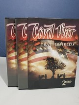 Civil War Battlefields - 2 DVD (DVD, 2-Disc Set) - No Scratches - £5.10 GBP