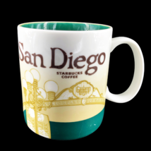 Starbucks 2009 San Diego Global Icon Collector Ceramic Coffee Mug Cup 16 oz - £15.50 GBP