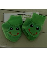 BRAND NEW WITH TAGS One Size Newborn Infant Booties, Green Froggy, SOFT,... - £3.90 GBP