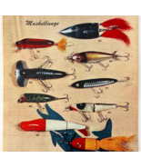 1949 Muskellunge Fishing Lures Advertisement Jitterbug Musky Bait Vintag... - $368.94 MXN