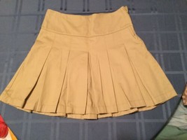 Size 16 plus Cherokee skirt uniform pleated khaki girls - $15.59