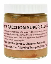 Lenon&#39;s Raccoon Super All Call Lure 8 oz Jar Long Liner Trapper’s Special - £33.03 GBP