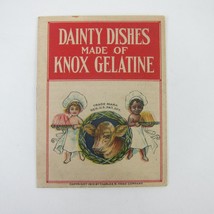 Victorian Trade Card Booklet Knox Gelatine White &amp; Black Baby Cooks Antique 1910 - £78.65 GBP