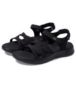 Skechers womens Go Walk Flex - Sunshine Sandal, Black, 10 US - $49.88