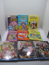 Pokemon Paperback Books lot of 9 Black &amp; White Sun &amp;Moon Galactic Battles - £11.03 GBP