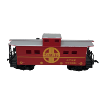 Life Like Santa Fe Caboose Ho Scale Train Car ATSF 999851 Red Gray - $19.79