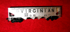 Vintage Tyco HO Scale &quot;Virginian VGN 2610&quot; Silver 4 Bay Open Hopper Frei... - £8.78 GBP