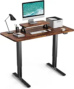 Adjustable Height Electric Standing Desk, Sit Stand Desk With Additional... - $407.99