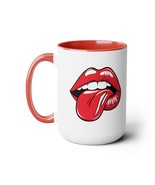PopArt Lips and Tounge15oz Coffee Mug - $20.43 CAD
