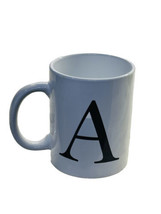 Royal Norfolk White Ceramic Personalized Letter A Coffee Mug 16 oz - £14.09 GBP