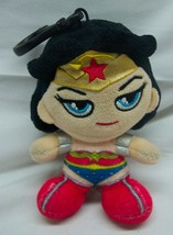 DC Comics Heroez Slipz WONDER WOMAN KEYCHAIN CLIP 4&quot; Plush STUFFED Toy S... - $14.85