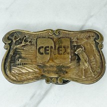 Bergamot Brass Works Vintage Cenex Farmers Union Central Exchange Belt B... - $19.79