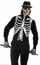 Bone Collection Skeleton Vest Adult Costume Accessory Mens Size Standard 73546 - £17.46 GBP
