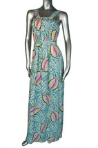 Theory Sahara Caribbean Maxi Silk Dress in Tea Multi $365, Sz 2 NWT! - £39.65 GBP