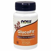 NOW Supplements, GlucoFit® with 18% Corosolic Acid, Supports Glucose Met... - $16.31