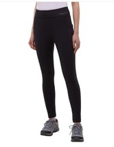 Bench. Womens Leggings Black Pockets Stretch Fleece Lined Heavyweight Ac... - $42.99