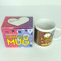 Vintage Garfield You&#39;re One of a Kind GRANDMA Giftco 1997 Mug Coffee Cup... - £19.46 GBP