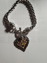 LSU Heart/Plaid Bracelet - $17.75