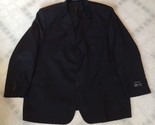 Enrico Corsini Black Three Button men&#39;s Suit jacket 52 R Super 100s Wool  - £50.12 GBP