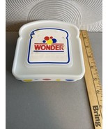 Wonder Bread Sandwich Packer School Lunch Box Plastic Container A Aronson - $5.52