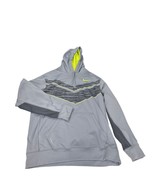 Nike Therma-Fit Gray &amp; Yellow Mens Hoodie Size M SKU 7221 - $28.04