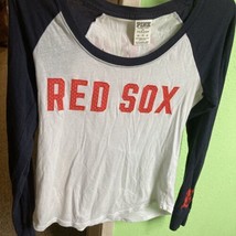 Pink Victoria’s Secret W/5th &amp;Ocean Size XS Red Sox Red,White &amp; Blue lon... - $14.85