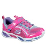 SKECHERS S LIGHTS SHIMMER BEAMS GIRLS SHOES ASSORTED SIZES NEW 20269LS - $570.01 MXN