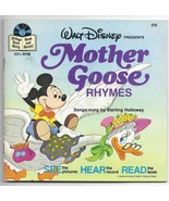 DIsneyland Book &amp; Record Mother Goose Rhymes 33 13 RPM - $28.29 CAD