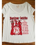 ORDER OF EASTERN STAR BLOUSE Heroines of Jericho V-neck Shirt Top - $459.38 MXN