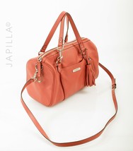 COACH AVERY CORAL PEBBLED TASSEL LEATHER SATCHEL PURSE F26121! - $102.96