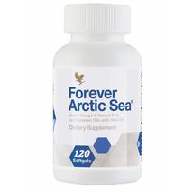New FOREVER ARCTIC SEA Omega 3 Lower Cholesterol Natural (120 Softgels) Exp 2025 - £22.82 GBP
