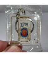 Vintage Miller Lite Beer &quot;A Fine Pilsner Beer&quot; Keyring Keychain - £5.41 GBP