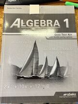 Abeka ALGEBRA 1 Quiz Test Key Math Series Homeschool School Book Middle ... - $15.33