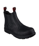 Men&#39;s SKECHERS Work Vicksburk Sorrin Leather Boot, 200164 /BLK Multi Siz... - $178.32 CAD
