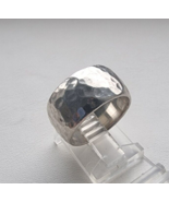 SILPADA ISRAEL 925 STERLING SILVER HAMMERED CIGAR BAND RING SIZE 7.25 - $113.85