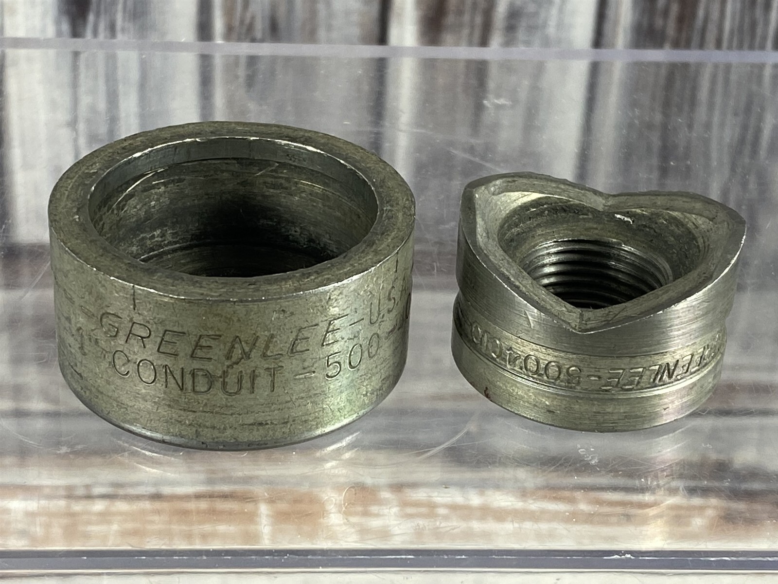Greenlee 1&quot; Punch Die Set Conduit Knockout USA 5004010 5004011 - $14.50