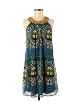 Alya Women&#39;s Blue Boho Embellished Sleeveless Dress Sz:Small - £11.15 GBP