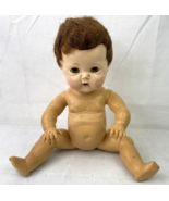 1950 American Character Doll TINY TEARS Drink &amp; Wet 15&quot; Rubber Body Root... - £14.55 GBP