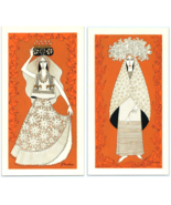 F. Dunham Prints Modern Gorgeous Mid Century Lot of 2 Approx 7&quot; x 13&quot; - $32.59 CAD
