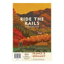Ride the Rails France and Germany Map - £49.45 GBP