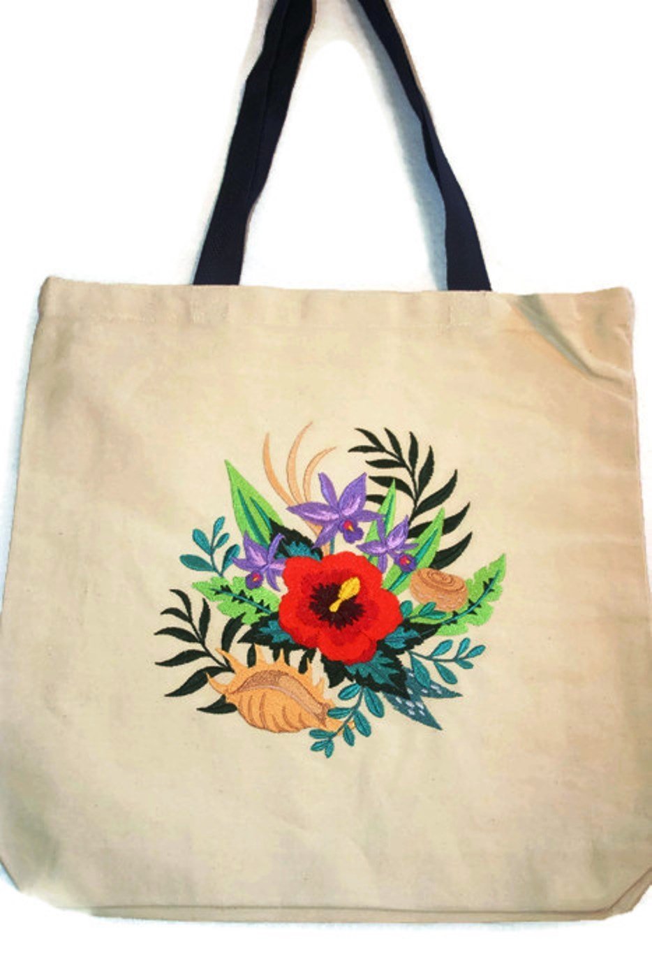 BeyondVision Custom 22" Embroidered [Tropical Oasis Medley] HeavyDuty Canvas Tot