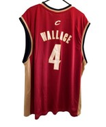 Vintage Y2k NBA Cleveland Ohio Cavaliers Ben Wallace #4 Red Jersey 2XL - $71.25
