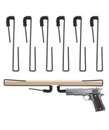 6 Pack Gun Safe Pistol Hangers Handgun Rack Organizer for Storage Displa... - $22.72