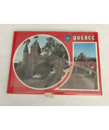 Vintage QUEBEC, CANADA - 6 Image SOUVENIR POSTCARD FOLDER NWT - £7.88 GBP