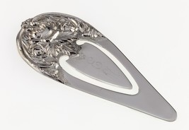 Gorgeous S. Kirk and Son Vintage Sterling Silver Floral Bookmark - €52,72 EUR